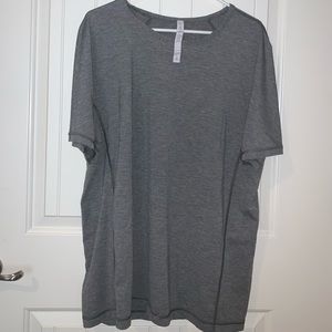 Lululemon Athletica gray running shirt